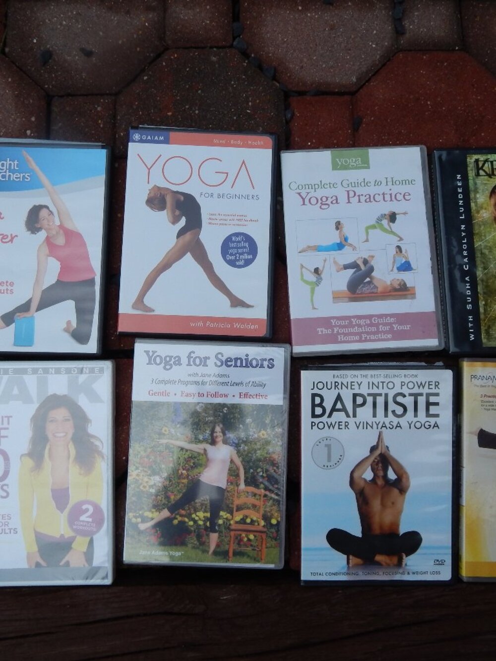 Assorted Lot of Yoga Exercise DVD Lot Fitness Workout